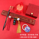 KOWELL 寶寶胎毛筆diy自制作定做嬰兒胎發(fā)章虎年滿月紀念男孩女孩百天紀念品禮盒生日禮物 生肖虎筆+胎毛章+2瓶+印泥+仿木盒+刻字