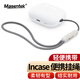Masentek 耳機(jī)掛繩防丟繩防掉神器 適用于Airpods Pro 1/2/3代二藍(lán)牙耳機(jī) 蘋果In配件case鑰匙手機(jī)掛繩 灰