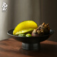 九土日式手工陶瓷高腳水果盤(pán)復古茶點(diǎn)盤(pán)供盤(pán)點(diǎn)心托盤(pán)糕點(diǎn)貢盤(pán)零食盤(pán)子 款式二