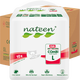 nateen那特恩成人紙尿褲棉柔粘貼褲大吸收中老年人大號尿不濕褲失禁一次性吸收褲L碼箱裝8包80片 【夜用款】L（吸收量：2140ml)