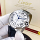 卡地亞（Cartier）【二手99新】 藍氣球系列男表自動(dòng)機械男士手表卡地亞藍氣球二手奢侈品情侶手表 【42mm機械皮帶】W69016Z4