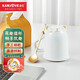 金灶（KAMJOVE）貓咪杯陶瓷杯馬克杯帶蓋茶水分離杯泡茶杯陶瓷創(chuàng)意水杯家用帶勺子 亮白