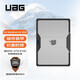 UAG  適用于蘋(píng)果筆記本MacbookAir2022款防摔抗震保護套耐磨全包保護殼 晶透系列黑色透明