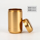 眾福緣  鈦鋁合金牙簽筒創(chuàng  )意時(shí)尚牙簽盒家用牙簽罐桶酒店牙簽盅 牙簽罐土豪金