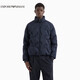 阿瑪尼EMPORIO ARMANI【禮物】EA男士短款立領(lǐng)通體絎縫羽絨服