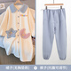 康帕美孕婦待產(chǎn)睡裙秋冬季空氣棉哺乳睡衣產(chǎn)后喂奶純棉月子服產(chǎn)婦進產(chǎn)房 Y303【春秋套裝】 XL【建議115-140斤】