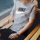 耐克nike男裝短袖上衣 夏季新款跑步休閑運(yùn)動(dòng)體恤舒適透氣圓領(lǐng)T恤衫TT AR5005-063/棉T/灰色 XL (180/96A)