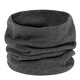 純棉圍脖男女脖套秋冬季保暖防寒護臉護頸椎套頭雙層加厚針織圍巾 深灰色 60cm以下