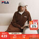 FILA 斐樂(lè )官方連衣裙2025年秋季新品長(cháng)款連帽打底衛衣長(cháng)裙子 復古咖-DK L 170/88A/L