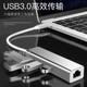 GYSFONE蘋(píng)果/Apple 2025款MacBook Air13英寸M4筆記本電腦網(wǎng)線(xiàn)口轉換器HDMI投影儀投屏讀卡器硬盤(pán)盒擴展塢 Type轉網(wǎng)線(xiàn)口+USB接口*3個(gè)