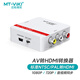 邁拓維矩（MT-viki） av轉hdmi轉換器rca三蓮花高清DVD/VCD游戲機老式電視FC紅白機適用 AV轉HDMI MT-AH01
