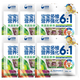 谷媽咪寶寶多維營(yíng)養強化大號蝴蝶面100g 大號彩蝶面6袋