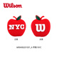 威爾勝（Wilson）網(wǎng)球拍避震器w減震器法網(wǎng)多款式防震吸震器 美網(wǎng)避震-蘋(píng)果/NYC1個(gè)
