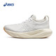 亞瑟士ASICS女鞋緩震回彈運動(dòng)鞋透氣跑鞋 GEL-NIMBUS 25 白色 38