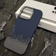 梵皓伊 凱夫拉碳纖維編制格紋適用iPhone15promax手機(jī)殼新款蘋果16pro全包防摔保護(hù)套14pro/13小眾高級感 銀沙藍(lán)【凱夫拉纖維紋-內(nèi)置磁吸】鋁合金鏡框 IPhone15Promax