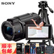 SONY索尼（SONY）FDR-AX45A/AX60 4K高清數碼攝像機家用DV錄像機 攝錄一體機 256G卡相機包備用電池三腳架專(zhuān)業(yè)套餐