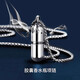 蔓笙刻字項鏈男潮霸氣項鏈創(chuàng  )意空心藥丸膠囊項鏈男女可打開(kāi)放東西吊墜 銀色