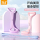 361°8字拉力器健身女士開背拉伸帶彈力帶鍛練器材家用瑜伽八字拉力器 熏衣紫20磅【加厚加粗】防滑手柄
