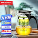 金灶（KAMJOVE）茶道杯飄逸杯大容量泡茶壺耐熱玻璃杯辦公室過(guò)濾茶具花茶壺TP-757 700ml