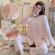 柔曼綺純棉孕婦睡衣夏季薄款長(cháng)袖月子服春秋產(chǎn)后哺乳家居服 DXE-960粉 XL(建議125-145斤)