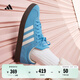 adidas T頭鞋 VL COURT復古板鞋德訓鞋男女阿迪達斯輕運動(dòng) 藍色/亮白/樹(shù)脂黃   42