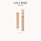 LOLA ROSE羅拉玫瑰手表表帶三珠鏈?zhǔn)戒搸Ч?jié)日禮物送女友生日禮物女