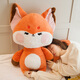 FoPcc毛絨玩具女孩陪睡不掉毛大型1米狐貍玩偶公仔抱枕女生睡覺(jué)大號超 橘色(加大款) 公仔85cm全長(cháng)連尾巴1.5m