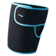 李寧（LI-NING）護(hù)腿運(yùn)動暴汗美腿塑形腿部防寒保暖護(hù)具綁帶護(hù)大腿神器套束腿帶 黑藍(lán)一對裝【快速聚熱暴汗燃脂】 M 【大腿圍38-50cm