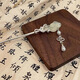 祥云玉如意流蘇發(fā)簪古風(fēng)小眾設(shè)計(jì)感簪子復(fù)古盤發(fā)發(fā)釵簪花頭飾發(fā)飾 F0827祥云玉如意-金色