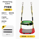 PAMPERNONG 寵愛(ài)儂秋千戶(hù)外兒童室內家用吊椅庭院蕩秋千寶寶嬰兒室外吊籃搖椅1803 戶(hù)外-紅色豪華款(后腰帶+前安全帶)