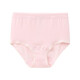 豪門(mén)（PROMAN）女士棉羅紋高腰內褲媽媽內穿短褲寬松棉中老年人三角內褲大碼 柔粉 XL 165/95