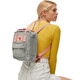 FJALLRAVEN北極狐雙肩包kanken mini男女戶外出游旅行包ipad包迷你背包23561 021-312霧灰/桃粉 7L
