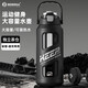 BEMEGA雙層高硼硅防摔玻璃杯男女士耐熱防爆耐高溫泡茶杯大容量運動水杯 運動黑 1500ml