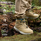 TOREAD kids 男女童2024年新品加絨保暖防滑兒童徒步鞋QFAABM95717 暖卡其綠色 37碼