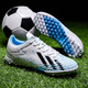 梅西限量版兒童足球鞋小學(xué)生專(zhuān)用TF碎釘獵鷹防滑比賽中考專(zhuān)業(yè)訓練鞋草地女童C羅刺客14輕便透氣運動(dòng)鞋子 7166-1白藍碎釘 35