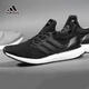 阿迪達(dá)斯 （adidas）運(yùn)動(dòng)鞋男鞋夏季新款BOOST網(wǎng)面透氣休閑鞋緩震輕便跑步鞋 FY9318黑色 40