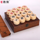 勝旅象棋50號實(shí)心實(shí)木禮盒大號中國象棋棋盤套裝配入門書籍