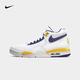 耐克（NIKE）男鞋 四季新款A(yù)J4兄弟款男子運(yùn)動鞋氣墊緩震實(shí)戰(zhàn)籃球鞋跑步休閑鞋 BQ4212-102 AJ4兄弟款/湖人 41