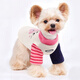 MIKI PAD寵物狗狗衣服夏季薄款透氣T恤小型犬幼犬貓咪衣服泰迪比熊雪納瑞 粉色小狗燙畫【棉質(zhì)護(hù)肚】 M胸圍42cm（建議6-8.5斤）