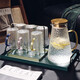 格娜斯（CRISTALGLASS）玻璃杯水杯家用套裝泡茶杯喝水杯子耐高溫輕奢高顏值錘紋涼水壺
