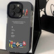 鹿途者 DEERWALKins卡通小怪獸適用iPhone15Promax手機(jī)殼蘋(píng)果13pro新款12硅膠軟殼15pro透明14pm小眾高級(jí)感保護(hù)套 黑邊框-小怪獸 iPhone 16 Pro