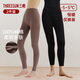 三槍保暖褲女秋冬中厚全棉女士秋褲純棉抗靜電內穿線(xiàn)褲單件緊身棉毛褲 【2條裝】熱軟糖+黑色 XL