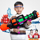 克雷格（KELEIGE）兒童玩具水槍戲水玩具背包水槍抽拉式男孩寶寶呲水槍戶外沙灘玩具 橙色+綠色【1200ml-60cm】