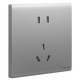 羅格朗（LEGRAND） 開關(guān)插座面板 五孔插座暗裝電源套裝 簡悅深砂銀五孔10只 插座