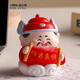 鉑吶苓 桌面擺件可愛(ài)財(cái)神爺趙公明辦公室工位裝飾品八方來(lái)財(cái)禮物擺件 祈福小神仙擺件【趙公明】