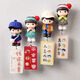 哥綸可愛(ài)情侶男女孩創(chuàng  )意冰箱貼磁鐵卡通祝福語(yǔ)字牌留言板固定家電裝飾 背包情侶四個(gè)組合2+字牌
