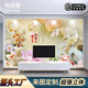 柏菲登定制3d立體電視背景墻壁布現代家和萬(wàn)事興墻布客廳沙發(fā)裝飾8d壁畫(huà) 20款 【光滑亮面】32D微晶烤瓷壁布