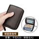 FXS真皮卡包男防盜刷多功能頭層牛皮多卡位名片夾女士銀行卡零錢(qián)包駕駛證證件包 鏡窗款啡色