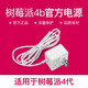 創(chuàng  )樂(lè )博 raspberry pi 4b樹(shù)莓派4代B型官方電源 5V3A TYPE C接口 15W功率 樹(shù)莓派官方原裝4B電源（白色）