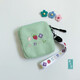 OEMG老虎刺繡零錢(qián)包帆布拉鏈硬幣包小學(xué)生卡通可愛(ài)迷你兒童小錢(qián)包中學(xué)